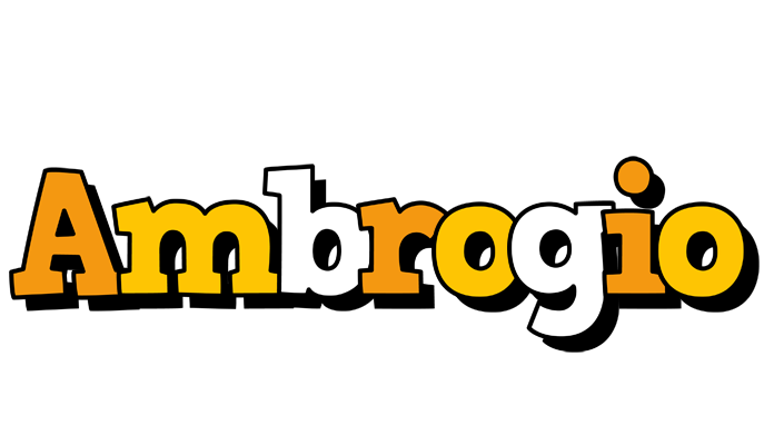 Ambrogio cartoon logo