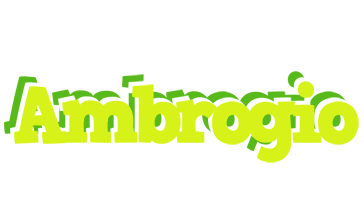 Ambrogio citrus logo