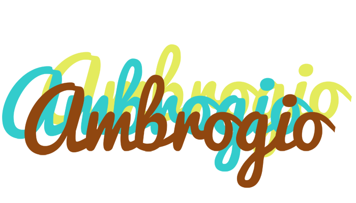 Ambrogio cupcake logo