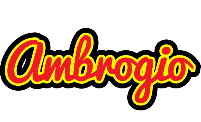 Ambrogio fireman logo