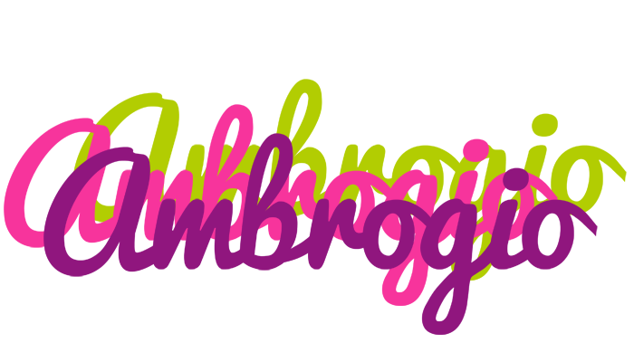 Ambrogio flowers logo