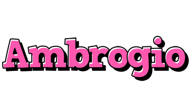 Ambrogio girlish logo