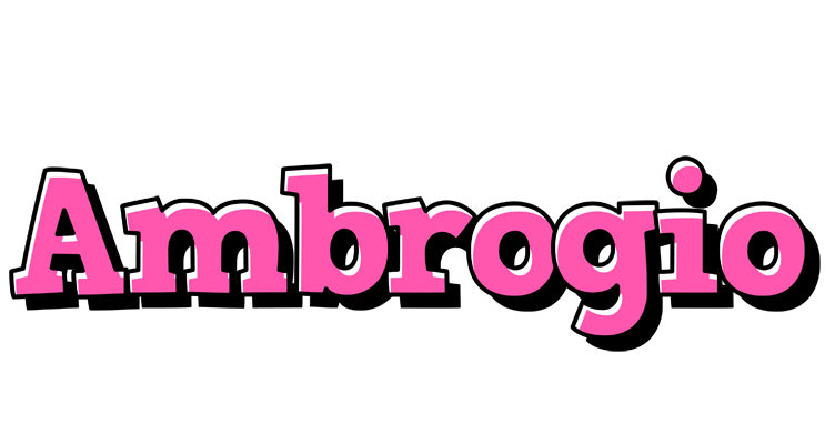 Ambrogio girlish logo