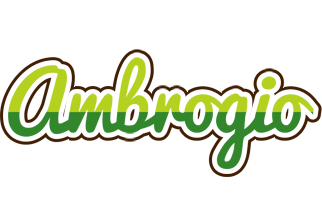 Ambrogio golfing logo