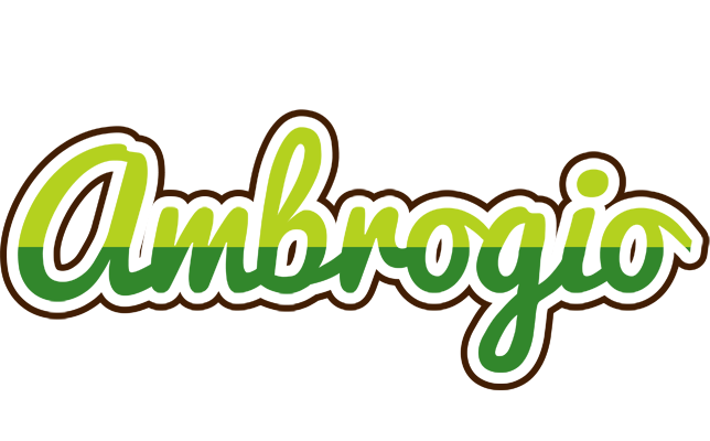 Ambrogio golfing logo