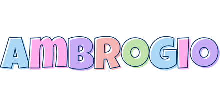 Ambrogio pastel logo