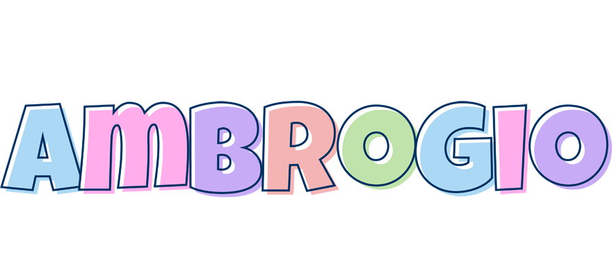 Ambrogio pastel logo