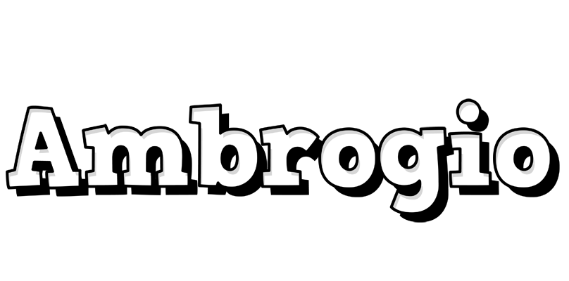Ambrogio snowing logo