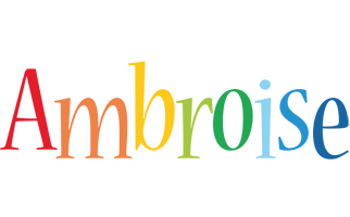 Ambroise birthday logo