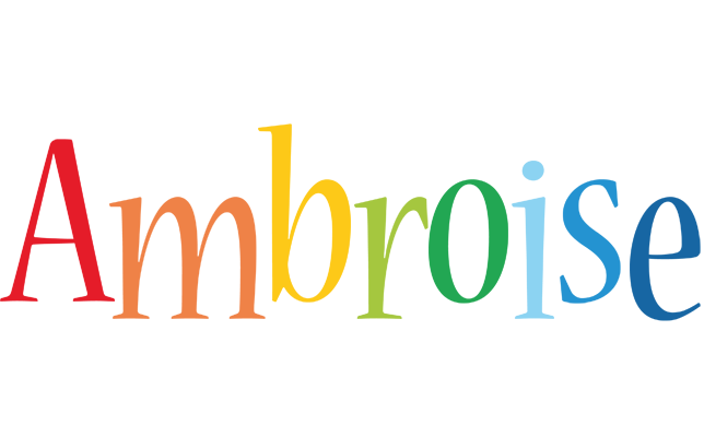 Ambroise birthday logo