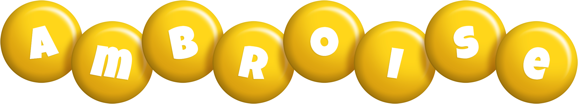 Ambroise candy-yellow logo