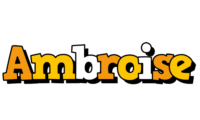 Ambroise cartoon logo