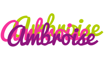 Ambroise flowers logo