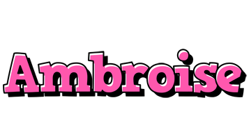 Ambroise girlish logo