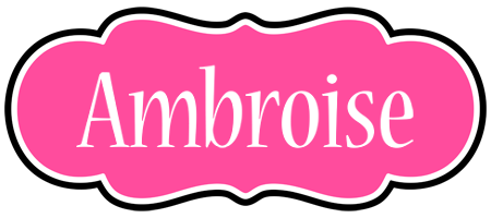 Ambroise invitation logo