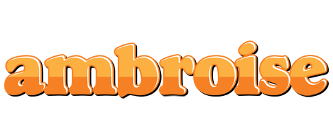 Ambroise orange logo