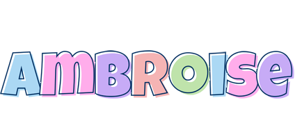 Ambroise pastel logo