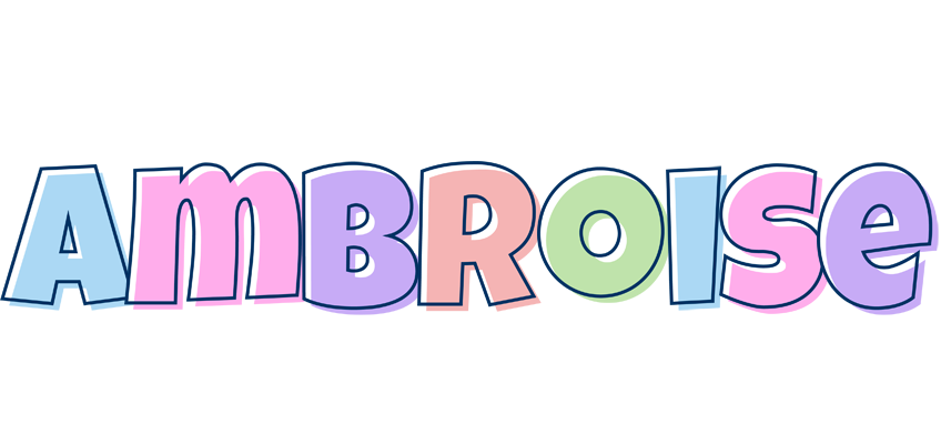 Ambroise pastel logo