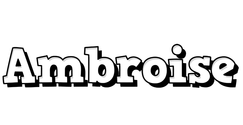 Ambroise snowing logo