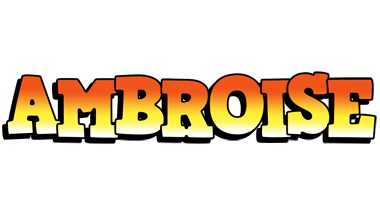 Ambroise sunset logo