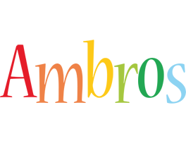 Ambros birthday logo