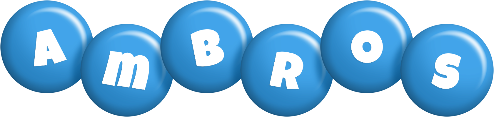 Ambros candy-blue logo