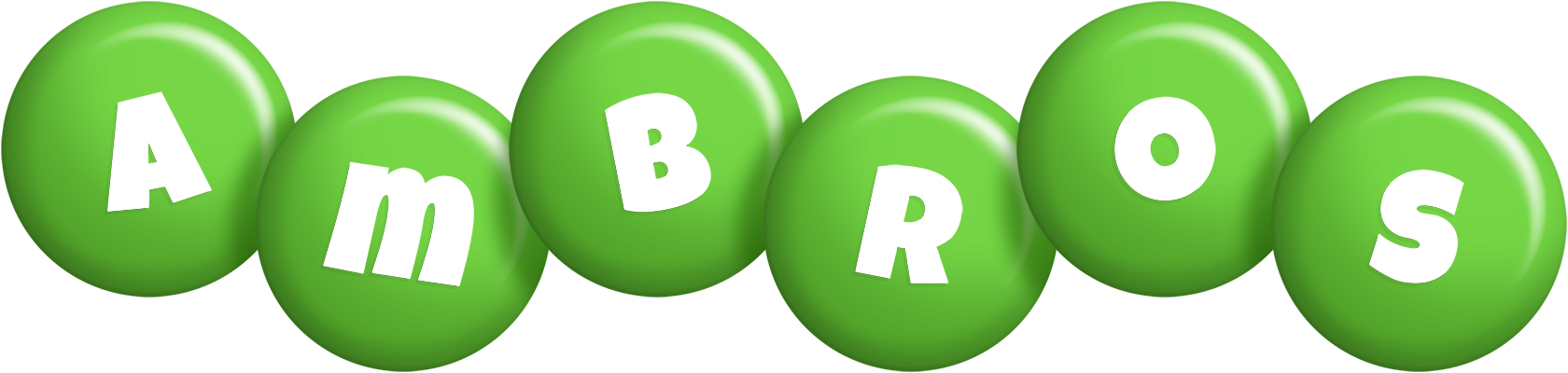 Ambros candy-green logo