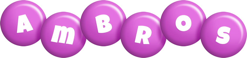 Ambros candy-purple logo