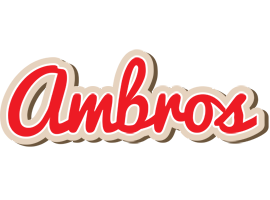 Ambros chocolate logo