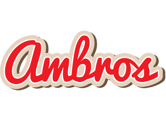 Ambros chocolate logo