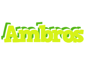 Ambros citrus logo