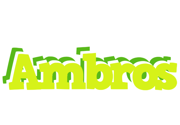 Ambros citrus logo