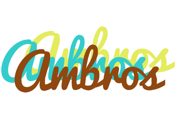 Ambros cupcake logo