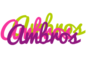 Ambros flowers logo