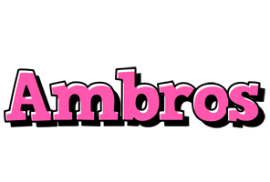 Ambros girlish logo