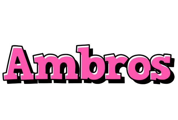 Ambros girlish logo