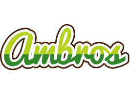 Ambros golfing logo