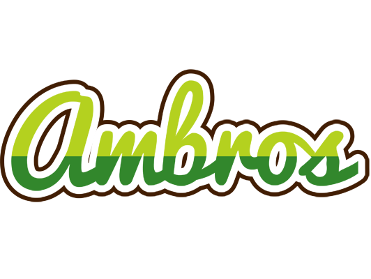 Ambros golfing logo