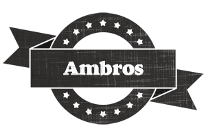 Ambros grunge logo