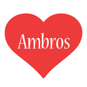 Ambros love logo