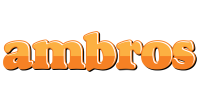 Ambros orange logo