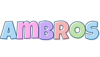 Ambros pastel logo