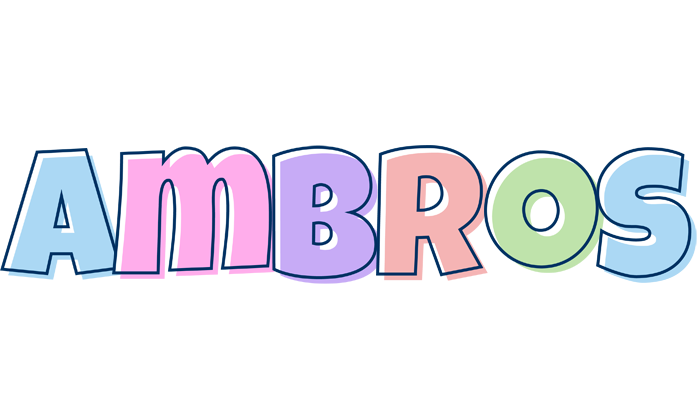 Ambros pastel logo