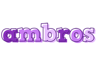 Ambros sensual logo