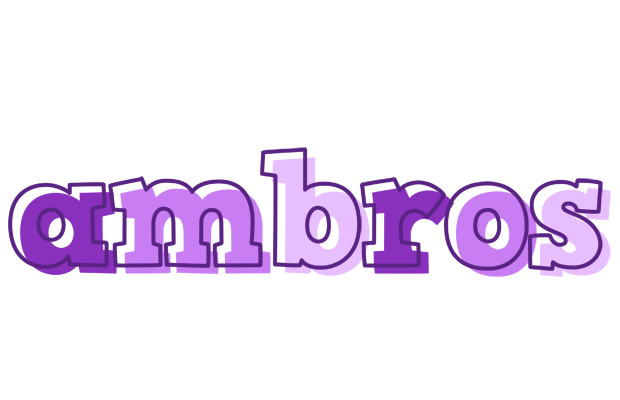 Ambros sensual logo