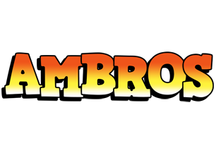 Ambros sunset logo