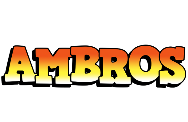 Ambros sunset logo