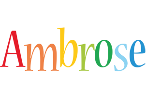Ambrose birthday logo