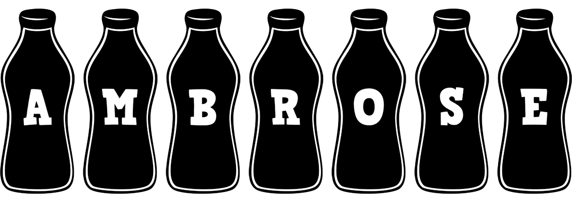 Ambrose bottle logo