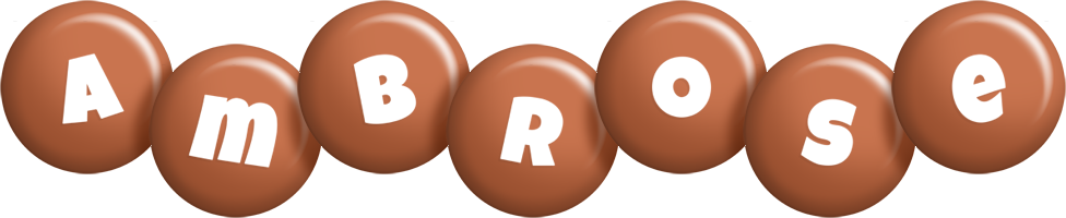 Ambrose candy-brown logo